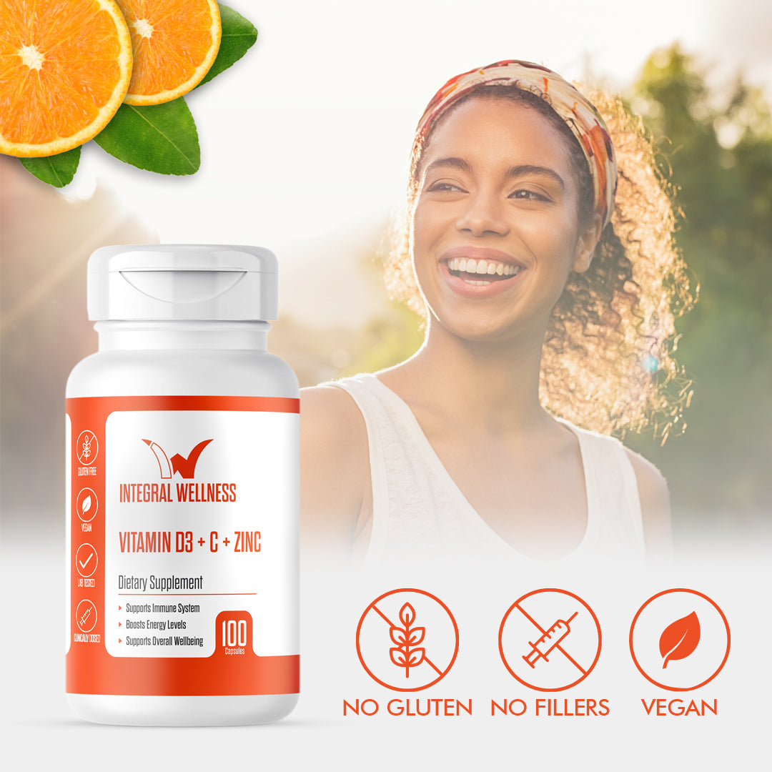Vitamin Complex w/ D3, C, and Zinc (100 Capsules)
