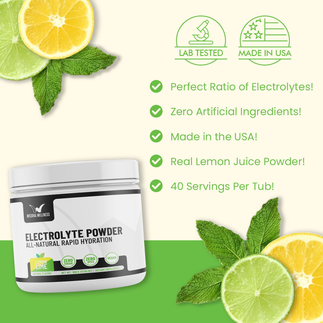 Natural Electrolyte Powder (40 Servings)