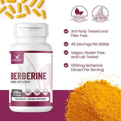 Berberine Capsules (90 Caps)