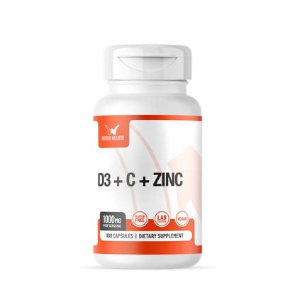 Vitamin Complex w/ D3, C, and Zinc (100 Caps)